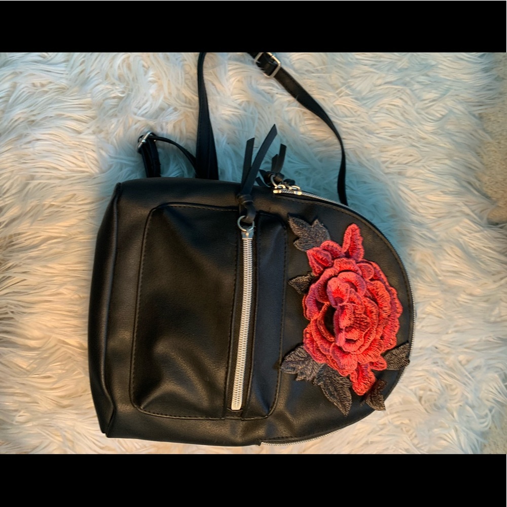 Cute mini black backpack - Picture 2 of 3